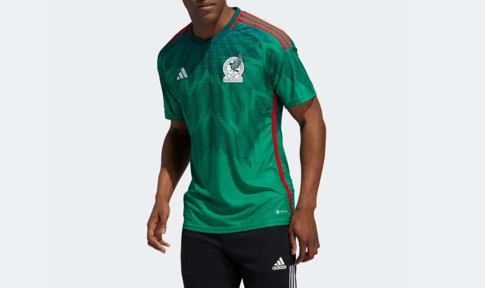 Jersey local para hombre de la Selección Nacional De México (Jugador). / Imagen: Adidas México