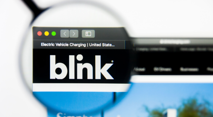 An image of the Blink logo through a magnifying glass
