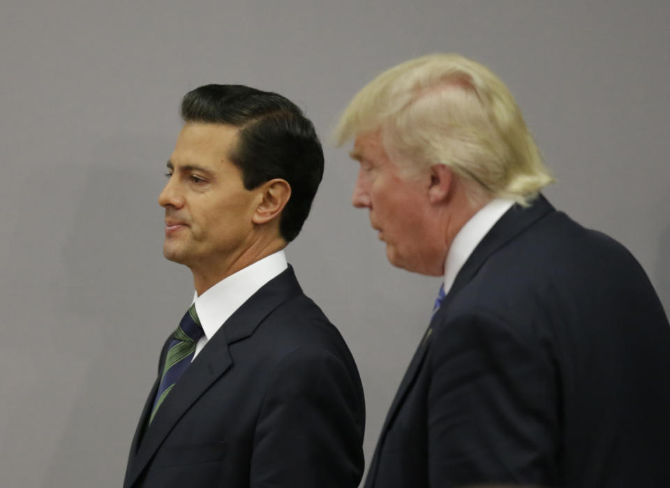 Donald Trump and Pena Nieto