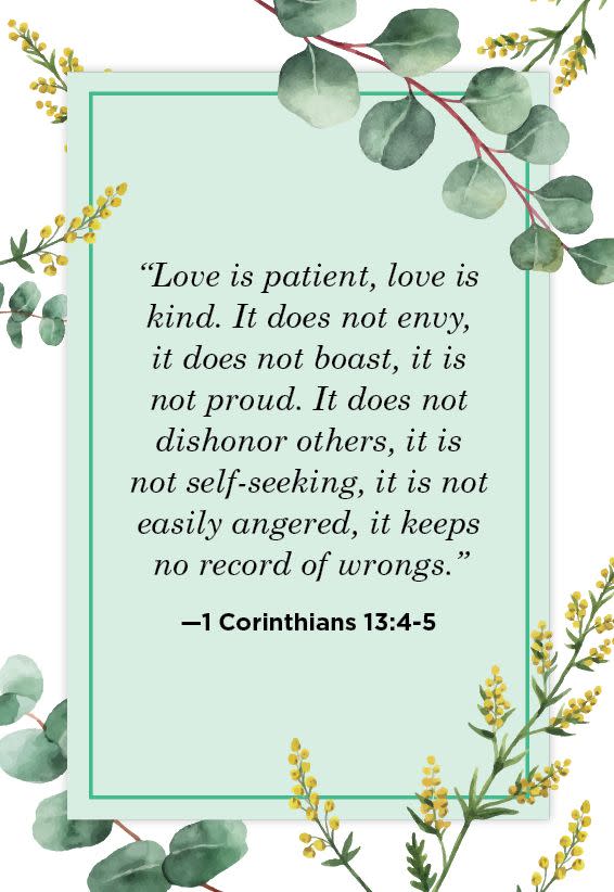 3) 1 Corinthians 13:4-5