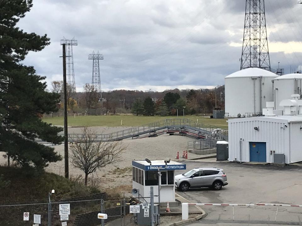 Calpine Fore River Energy's plan to place a lithium battery storage facility called for the structure to be built on a tract of land near a control room.