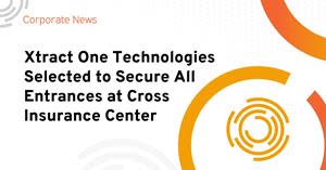 Xtract One Technologies Selected to Secure All Entrances at Cross Insurance Center