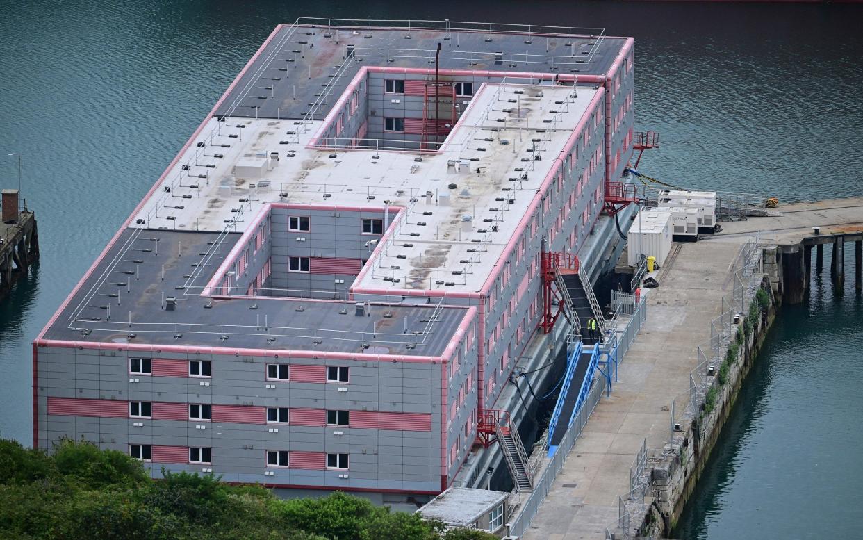 The Bibby Stockholm accommodation barge