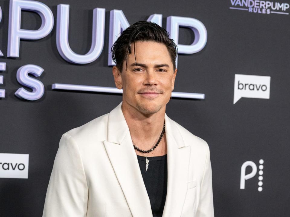 Tom Sandoval attends the premiere party for Season 11 of Bravo's Vanderpump Rules on January 17, 2024 in Los Angeles, California (Getty Images)