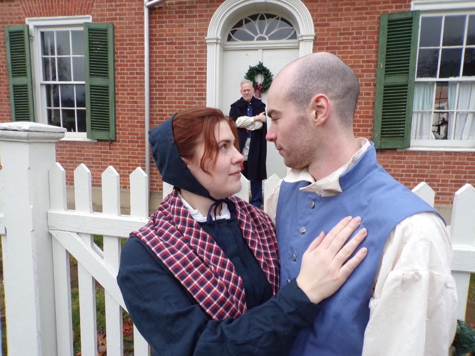 Official promotional photo for "The Golden Rose," a play about Old Economy Village, making its premiere this June at the Iron Horse Community Theatre in Ambridge.