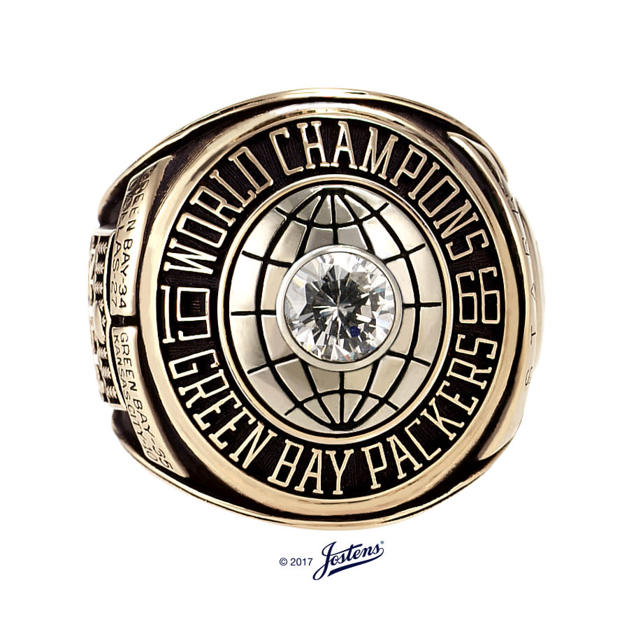 The Packers Super Bowl I ring. (Photo courtesy of Jostens)