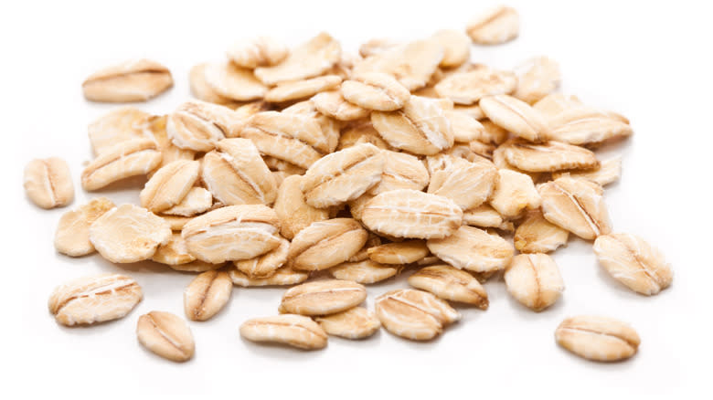 close up of individual oats