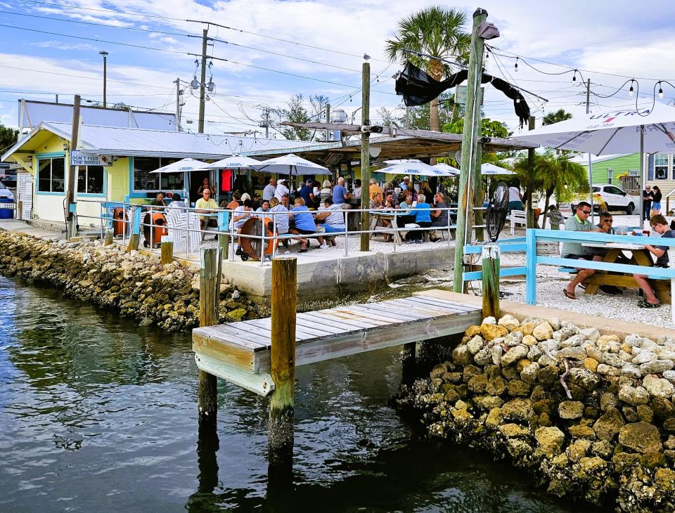 Tide Tables restaurant, tiki bar and marina is in Cortez on the Intracoastal Waterway overlooking Anna Maria Island. This photo was taken Oct. 9, 2023.