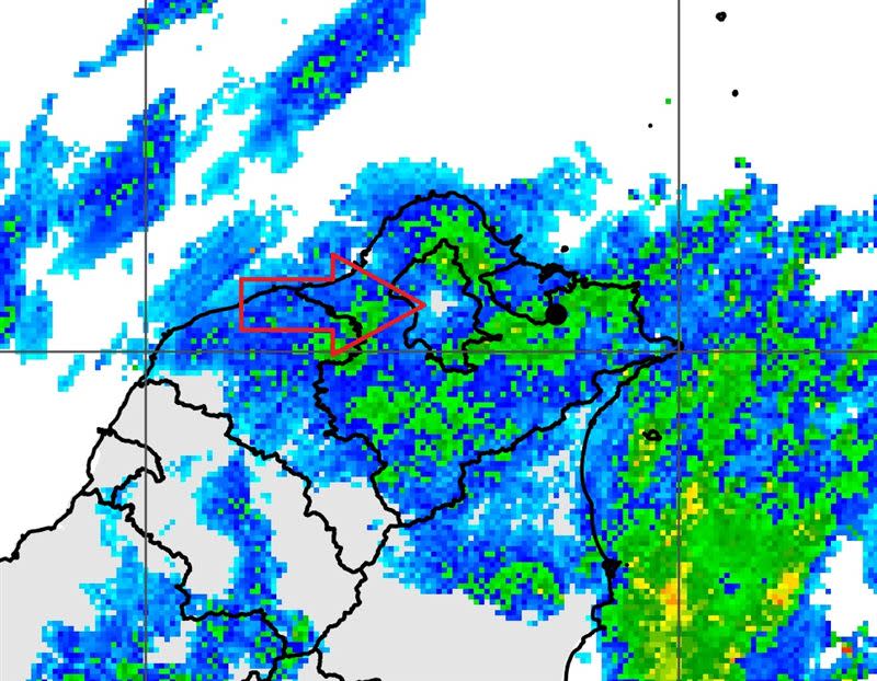 傳說士林有龜神坐鎮幫擋雨。（圖／翻攝自鄭明典臉書）