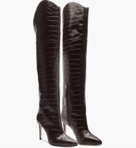 Schutz embossed boots