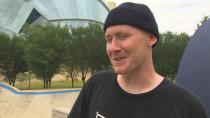 Winnipeg skateboard pioneer honoured with mural at The Forks