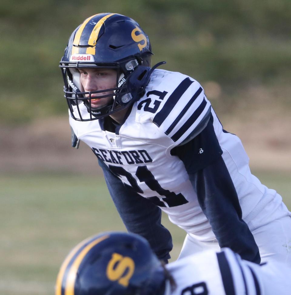 Seaford's Zach Holmes is among those set to play in the 67th Blue-Gold All-Star football game.