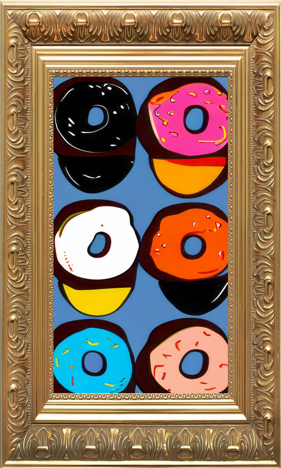 Nicole Miller imagined "Precious Donuts."