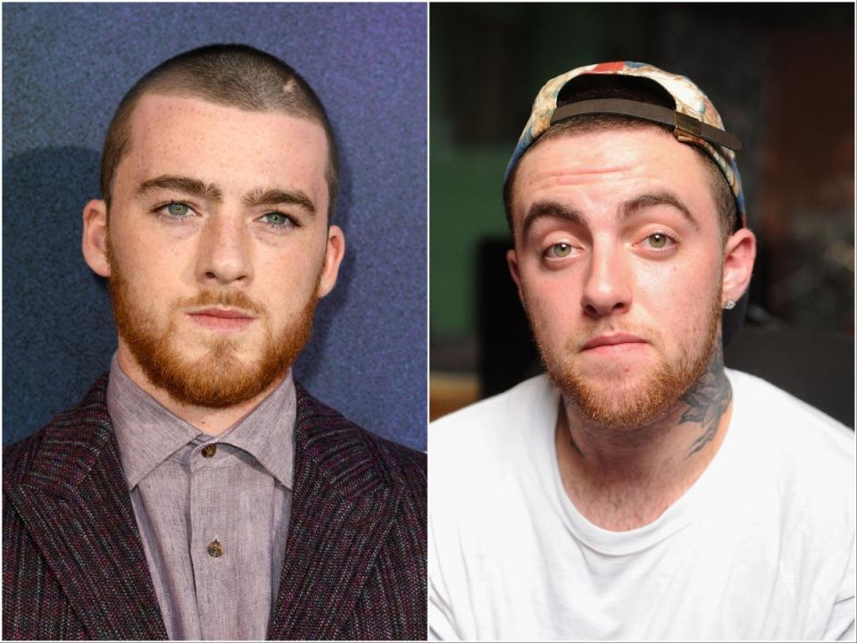 Angus Cloud (left) and Mac Miller (Getty Images)