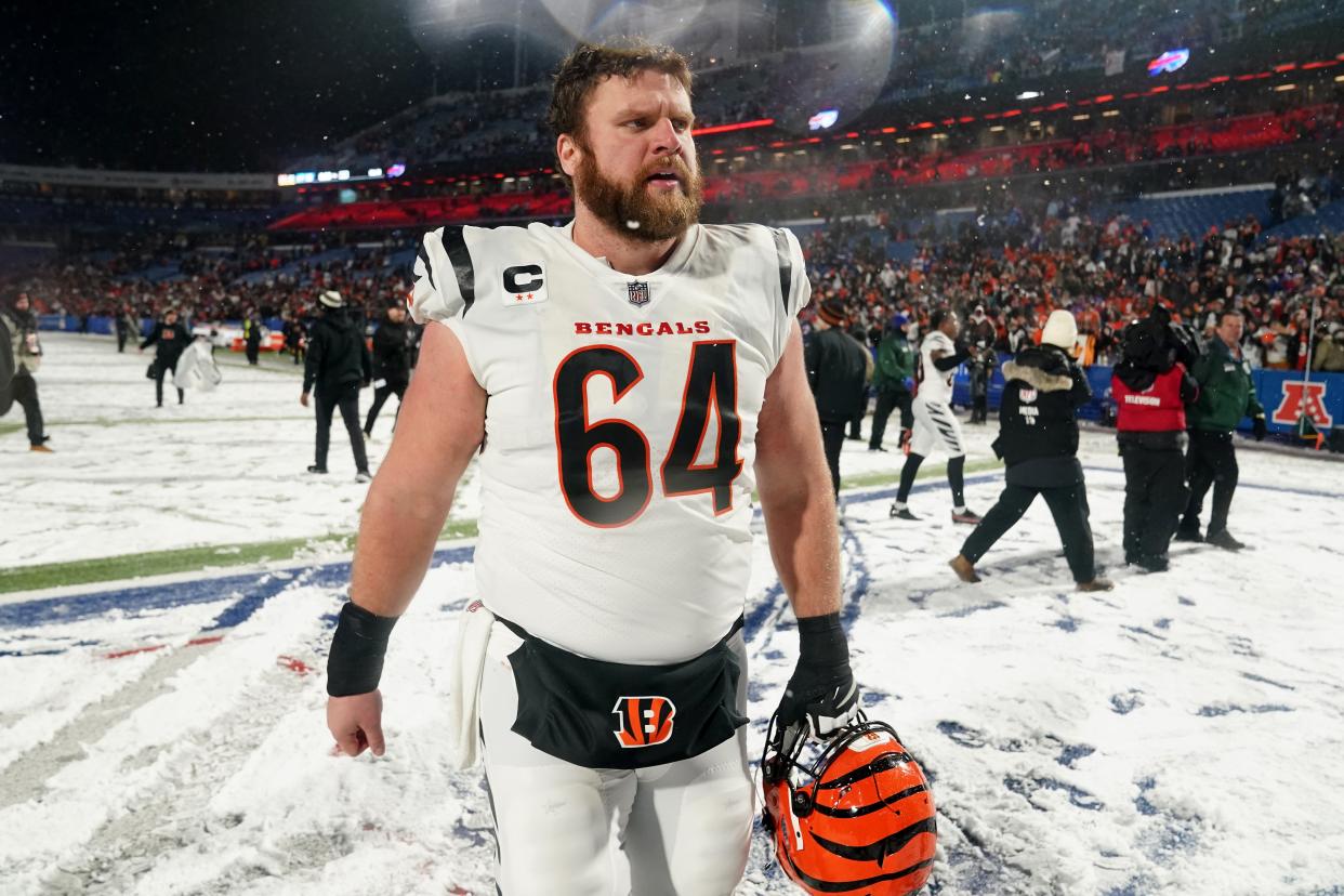 Cincinnati Bengals center Ted Karras