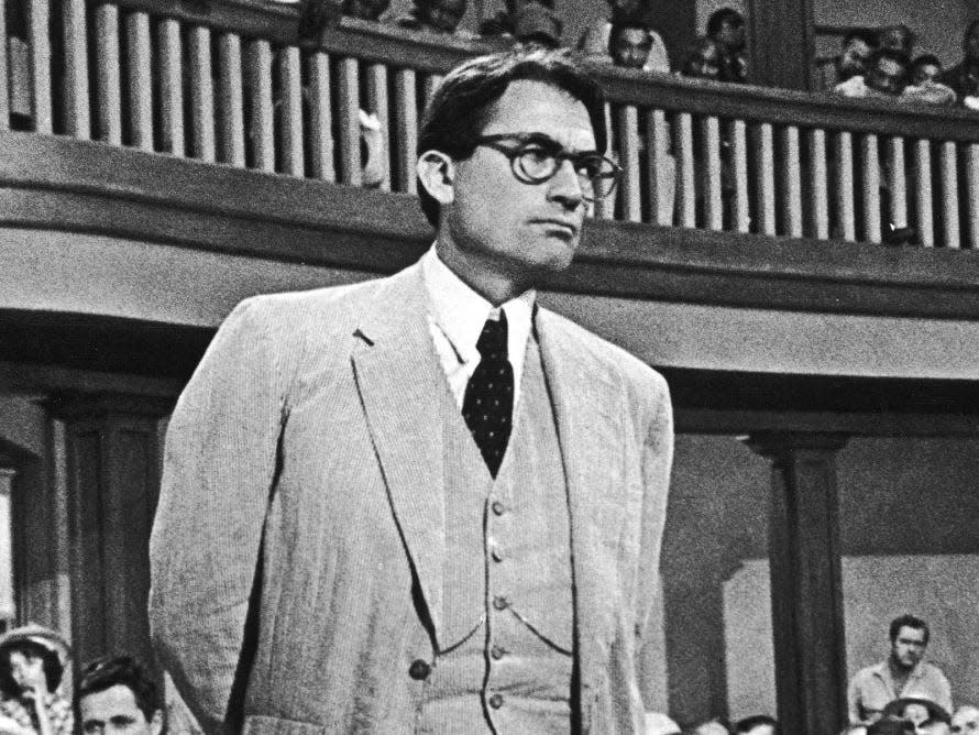 gregory peck atticus finch to kill a mockingbird