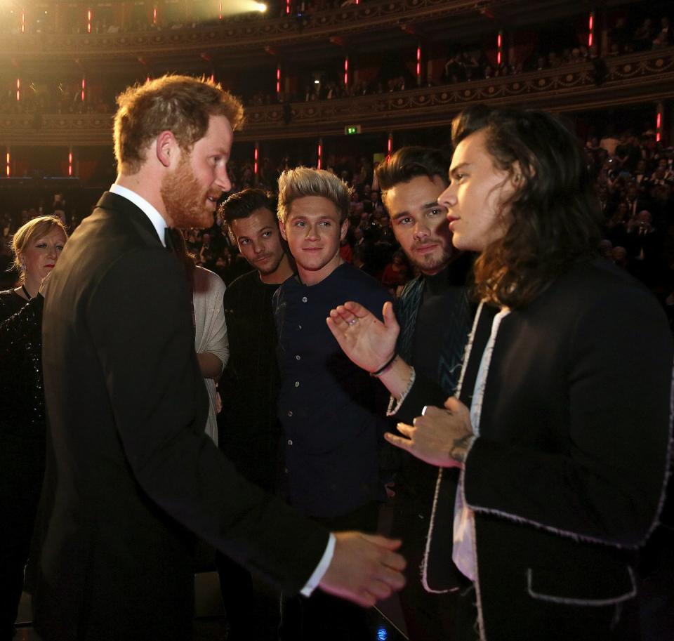 <p>British royalty meets pop royalty friends.</p>