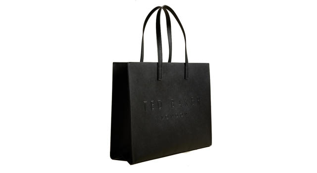 Ted Baker Sukicon Large Icon Shopper Bag, Black at John Lewis & Partners