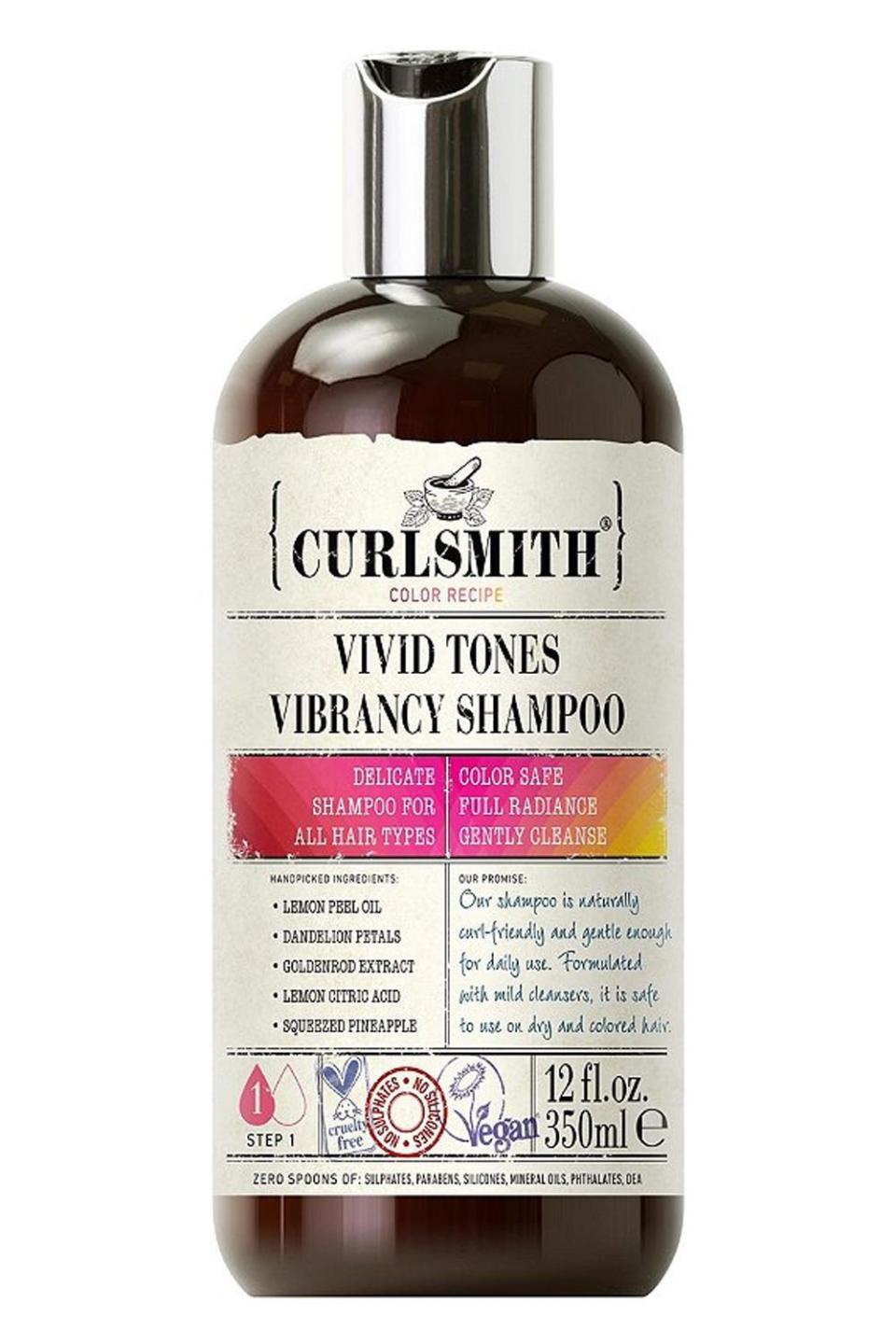 18) Curlsmith Vivid Tones Vibrancy Shampoo