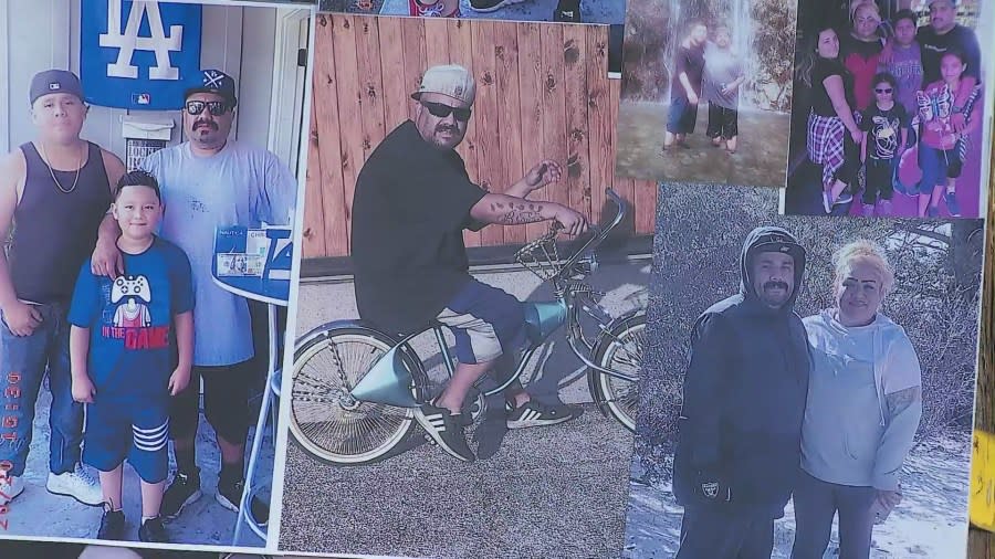 Anthony Molina was killed in a hit-and-run crash in San Bernardino on April 19. The 44-year-old is a father of five, whose family spoke with KTLA on April 21, 2024. (KTLA)