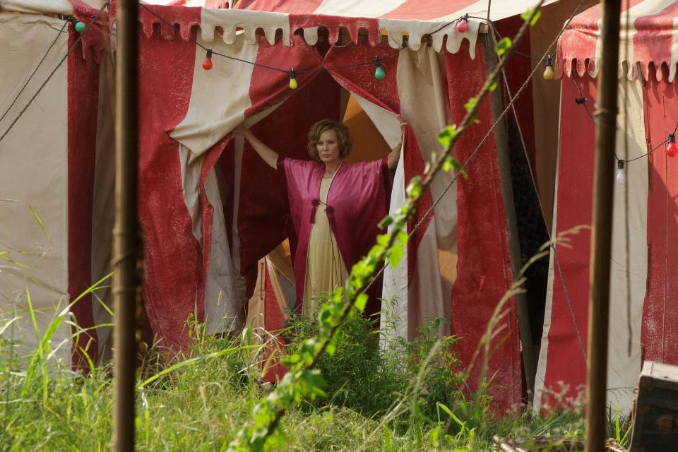 Jessica Lange in "Freak Show," her fourth and final season of anthology series "American Horror Story."