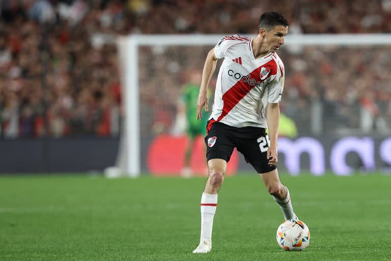 Ignacio Fernández no tiene asegurada la titularidad en el River de Marcelo Gallardo, que tiene el gran foco en la copa