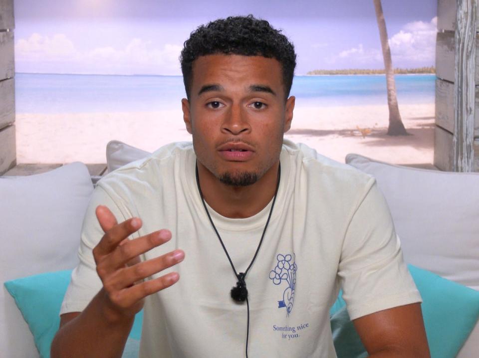 Toby getting ‘serious’ on Love Island (ITV)