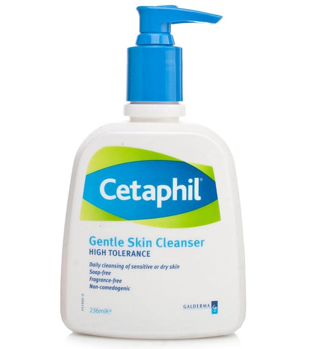 <h2>Cetaphil</h2> <p><span>It's an inexplicable favorite of editors and dermatologists alike, yet, as </span><a rel="nofollow noopener" href="http://thezoereport.com/beauty/cetaphil-why-the-popular-cleanser-isnt-doing-your-skin-any-favors/" target="_blank" data-ylk="slk:Well + Good;elm:context_link;itc:0;sec:content-canvas" class="link "><span>Well + Good</span></a><span> points out, it's not actually good for your skin. This cleanser comprises five chemicals—</span><span>propylene glycol, sodium lauryl sulfate, methylparaben, propylparaben, butylparaben—and doesn’t actually contain any beneficial ingredients. To double-check the safety of your products, visit </span><a rel="nofollow noopener" href="http://www.ewg.org/skindeep/search.php?query=cetaphil&h=Search" target="_blank" data-ylk="slk:the Environmental Working Group's Skin Deep website;elm:context_link;itc:0;sec:content-canvas" class="link "><span>the Environmental Working Group's Skin Deep website</span></a><span>. </span></p> <p> <strong>Related Articles</strong> <ul> <li><a rel="nofollow noopener" href="http://thezoereport.com/fashion/style-tips/box-of-style-ways-to-wear-cape-trend/?utm_source=yahoo&utm_medium=syndication" target="_blank" data-ylk="slk:The Key Styling Piece Your Wardrobe Needs;elm:context_link;itc:0;sec:content-canvas" class="link ">The Key Styling Piece Your Wardrobe Needs</a></li><li><a rel="nofollow noopener" href="http://thezoereport.com/beauty/celebrity-beauty/chrissy-teigen-period-breakout-video/?utm_source=yahoo&utm_medium=syndication" target="_blank" data-ylk="slk:Chrissy Teigen's Latest Beauty Dilemma Should Earn Her A Pint Of Ice Cream;elm:context_link;itc:0;sec:content-canvas" class="link ">Chrissy Teigen's Latest Beauty Dilemma Should Earn Her A Pint Of Ice Cream</a></li><li><a rel="nofollow noopener" href="http://thezoereport.com/entertainment/culture/rosie-huntington-whiteleys-tanning-bed-sunburn/?utm_source=yahoo&utm_medium=syndication" target="_blank" data-ylk="slk:Rosie Huntington-Whiteley's Biggest Beauty Regret Is Our Worst Nightmare;elm:context_link;itc:0;sec:content-canvas" class="link ">Rosie Huntington-Whiteley's Biggest Beauty Regret Is Our Worst Nightmare</a></li> </ul> </p>