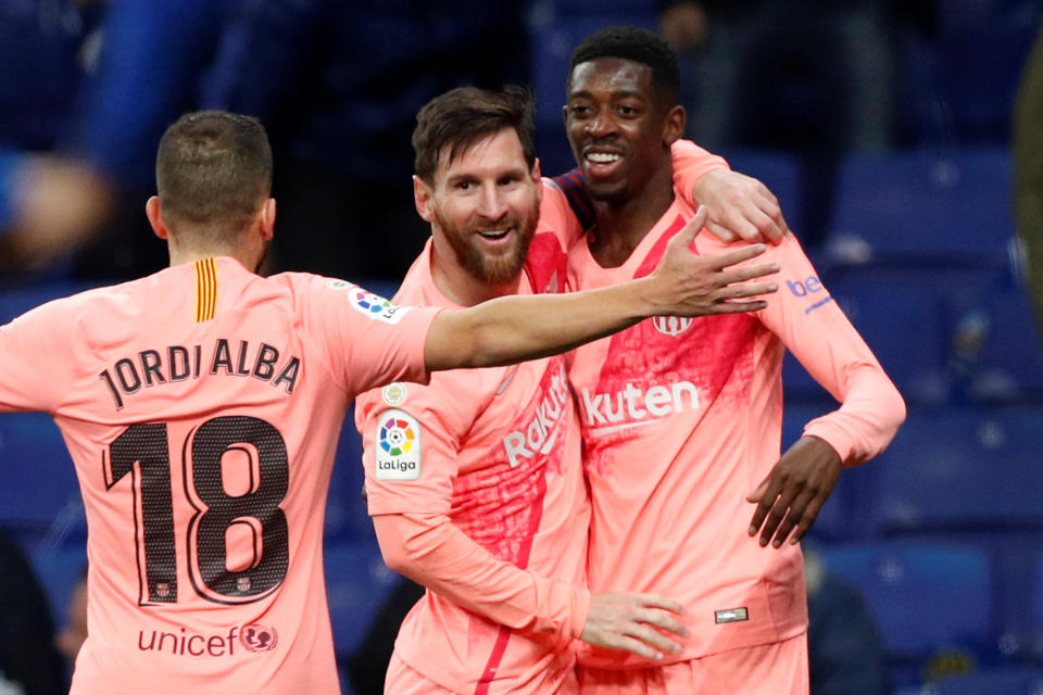 Messi et Dembélé en grande forme pour le derby.