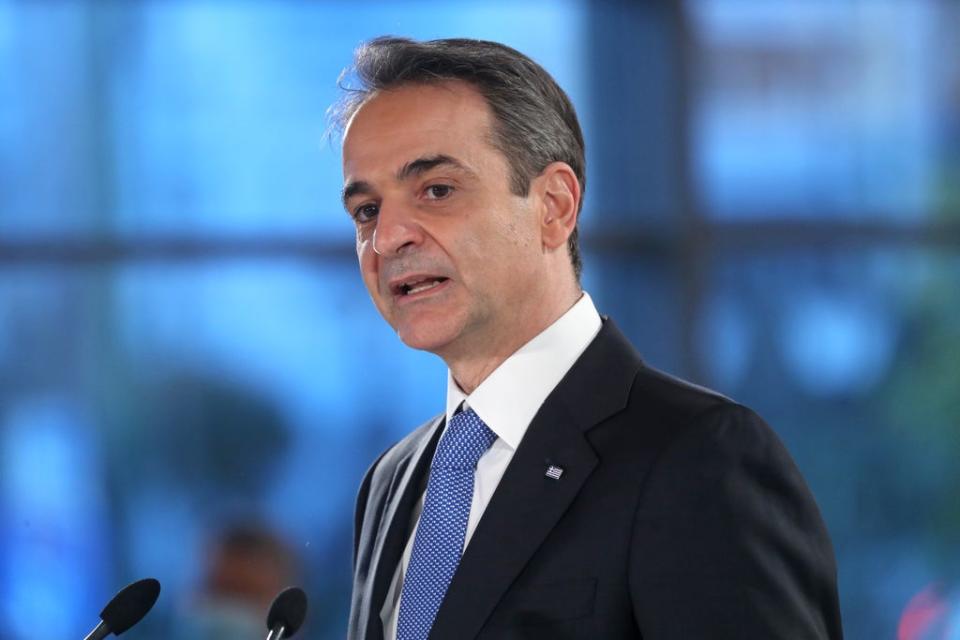 Kyriakos Mitsotakis said he intends to raise the issue with Boris Johnson (PA) (PA Archive)