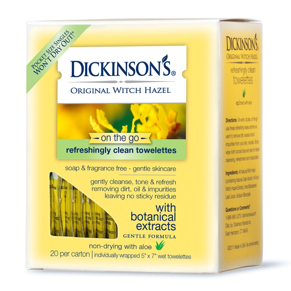 Dickinson’s Original Witch Hazel On-The-Go Towelettes