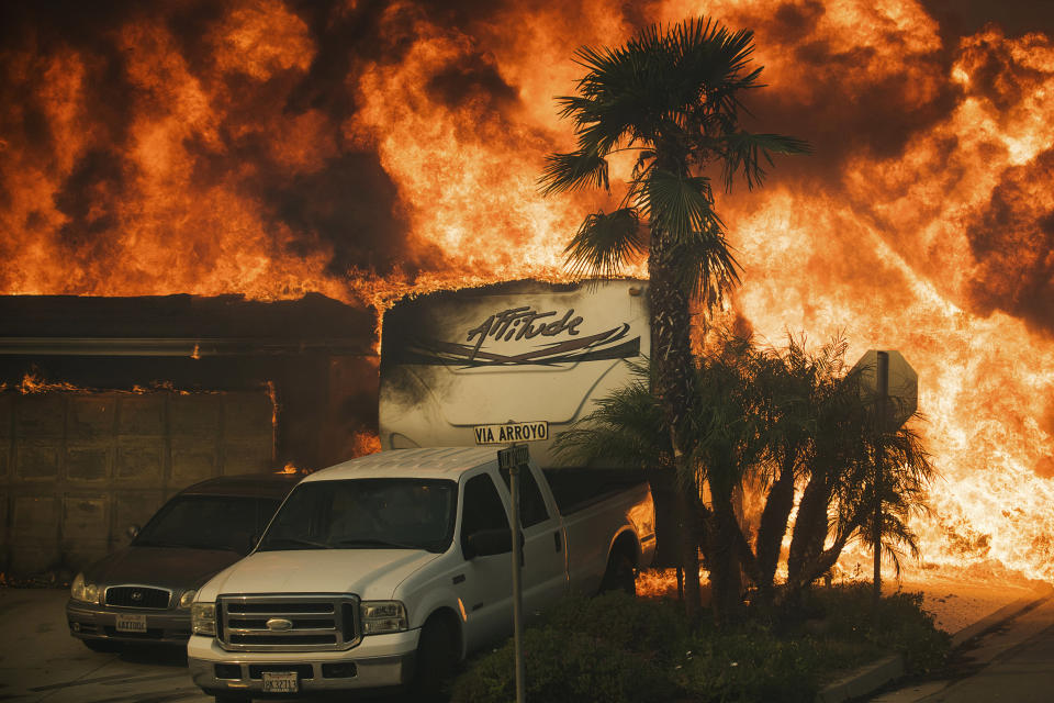 Impactantes imágenes de los incendios en California