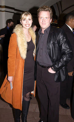 Sandra Guerard and Anthony Michael Hall at the LA premiere of All About The Benjamins