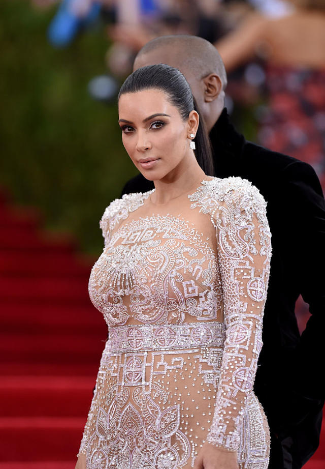 Kim Kardashian Wears Skin Tight Suit In New York CityHelloGiggles