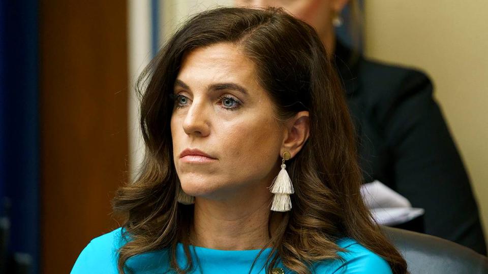 Rep. Nancy Mace (R-S.C.) is seen during a House Oversight and Accountability Committee hearing to discuss fraud and waste in federal pandemic spending on Wednesday, February 1, 2023.