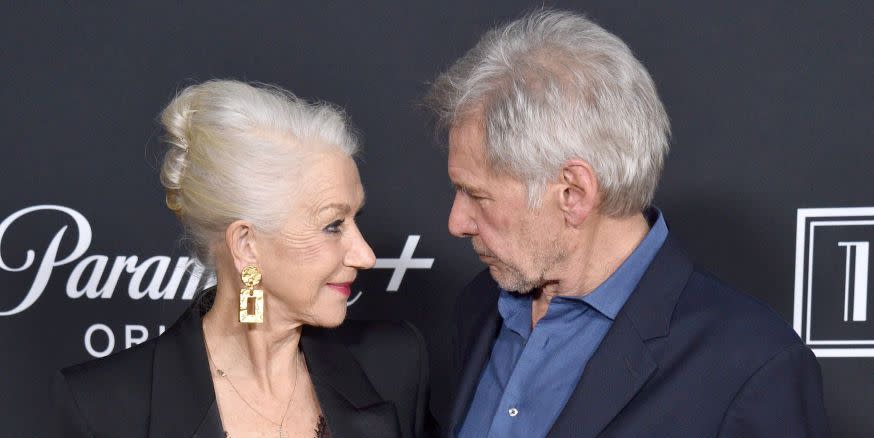 helen mirren and harrison ford los angeles premiere of paramount's 