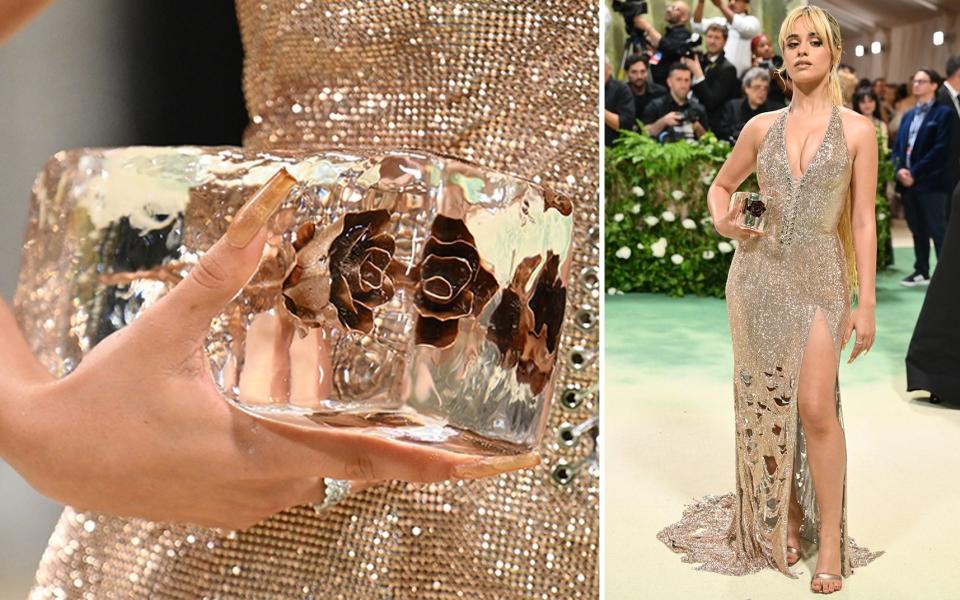 Camila Cabello Met Gala ice handbag