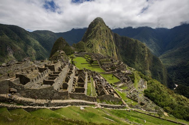 View Of The City of Machu Picchu, Cusco Region, Urubamba Province, Peru, South America