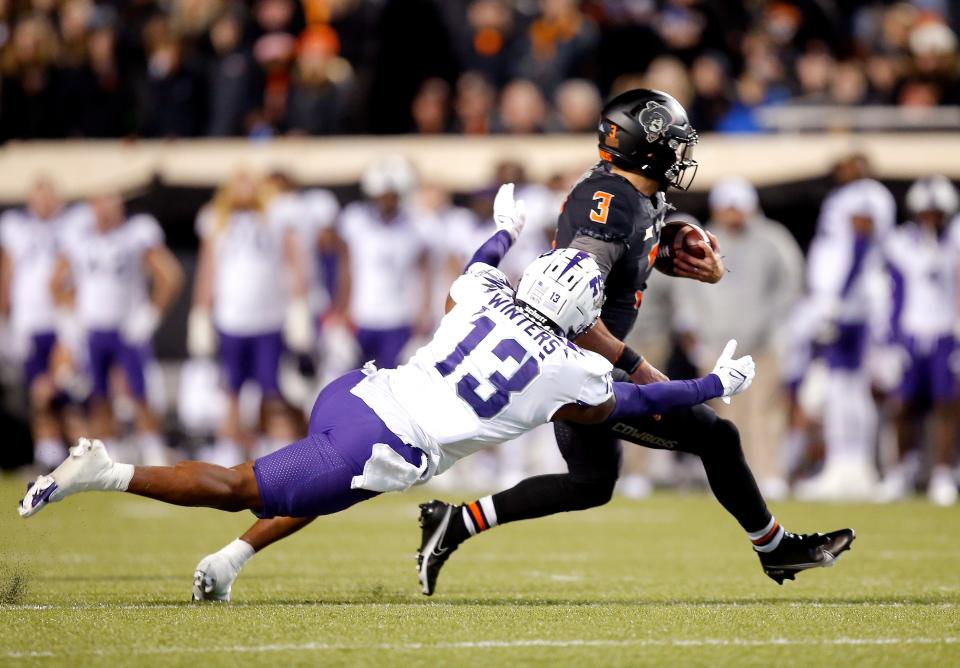 TCU's Dee Winters led the Frogs with 74 tackles last season.