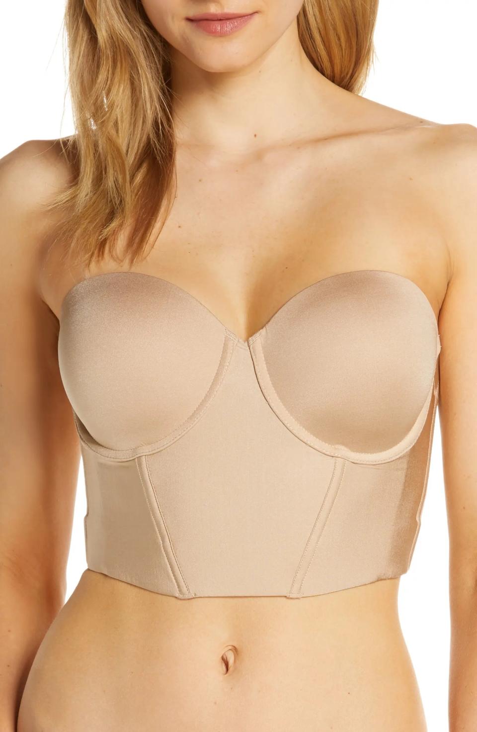 Felina Longline Convertible Strapless Underwire Bra