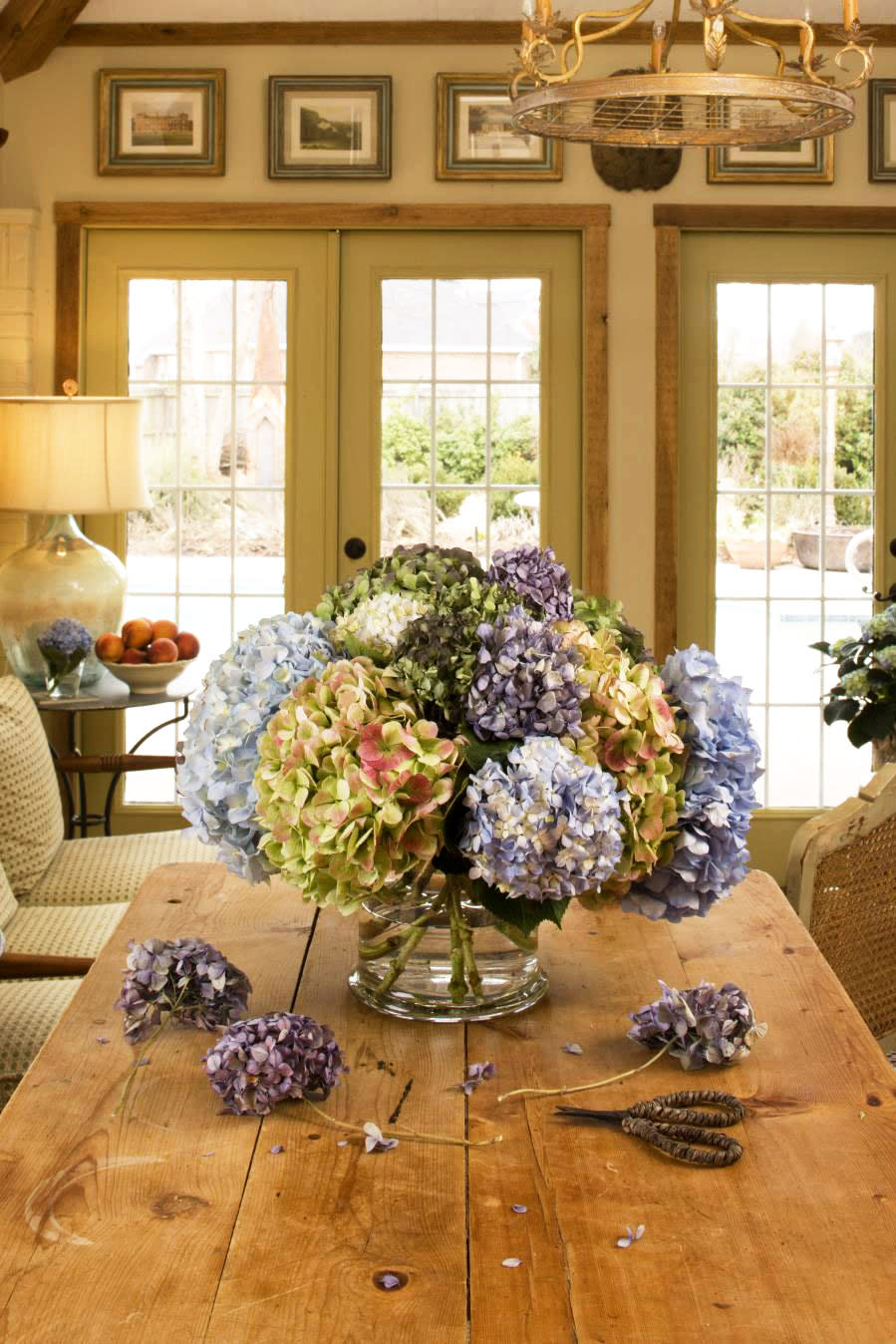 10. How can I get cut hydrangea blooms to keep their color?