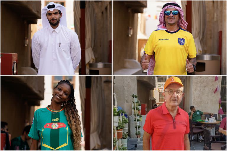 Grupo A: Fahad Al Jufairi (Qatar), Renán Dávila, (Ecuador), Amy Sarr (Senegal) y  Alfons Smits (Holanda)


