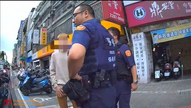 警方準備逮捕邱男。（圖／翻攝畫面）