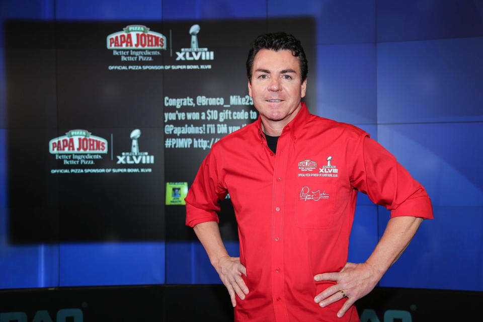 Schnatter, who founded Papa John's in 1984, resigned as CEO of his company in January following backlash over his response to the NFL national anthem protests. (Photo: Rob Kim via Getty Images)