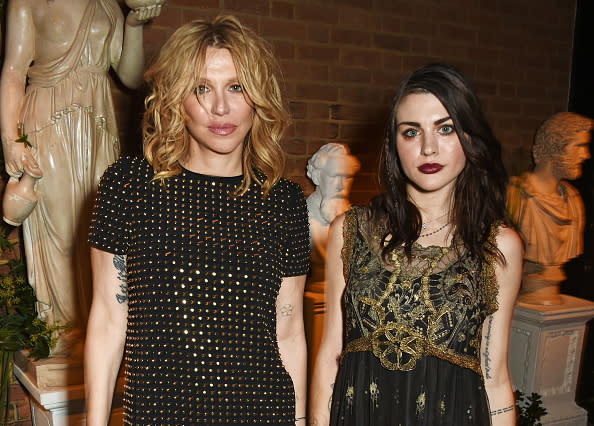 Courtney Love and Frances Bean Cobain are a royal family in this new Burberry ad