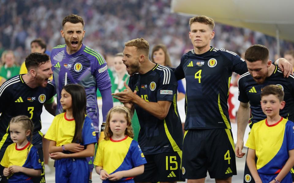 Scotland players roar