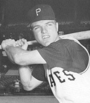 Springfield's Dick Schofield during his time with the Pittsburgh Pirates in 1965.