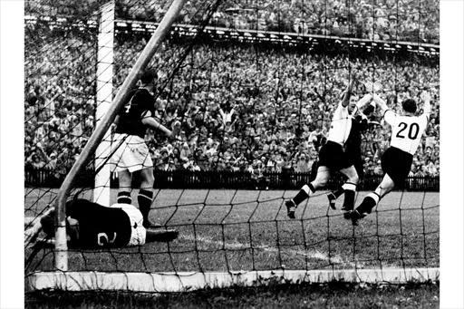 <p>1954: West Germany 3 Hungary 2. The best team in football history never to have won the World Cup looked to have this final sewn up after just eight minutes when they led 2-0. Hungary had already beaten the Germans 8-3 in a group match but they were pegged back to 2-2 by the 18th minute. Helmut Kahn bagged a stunning winner for West Germany in the 84th minute. English referee William Ling came in for some stick after the match, allowing Germany’s equaliser to stand after an apparent foul then ruling out a third Hungarian goal – scored by Ferenc Puskas – for offside after allowing it then chatting to a linesman. </p>