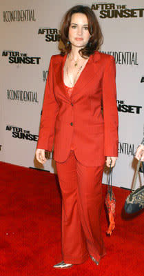 Carla Gugino at the Hollywood premiere of New Line Cinema's After the Sunset