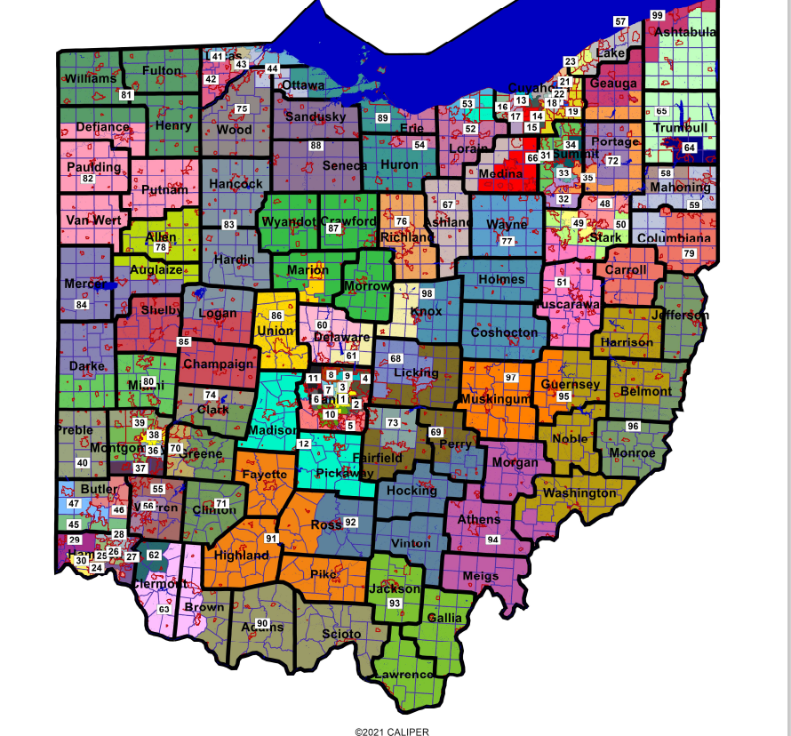 GOP proposed House districts